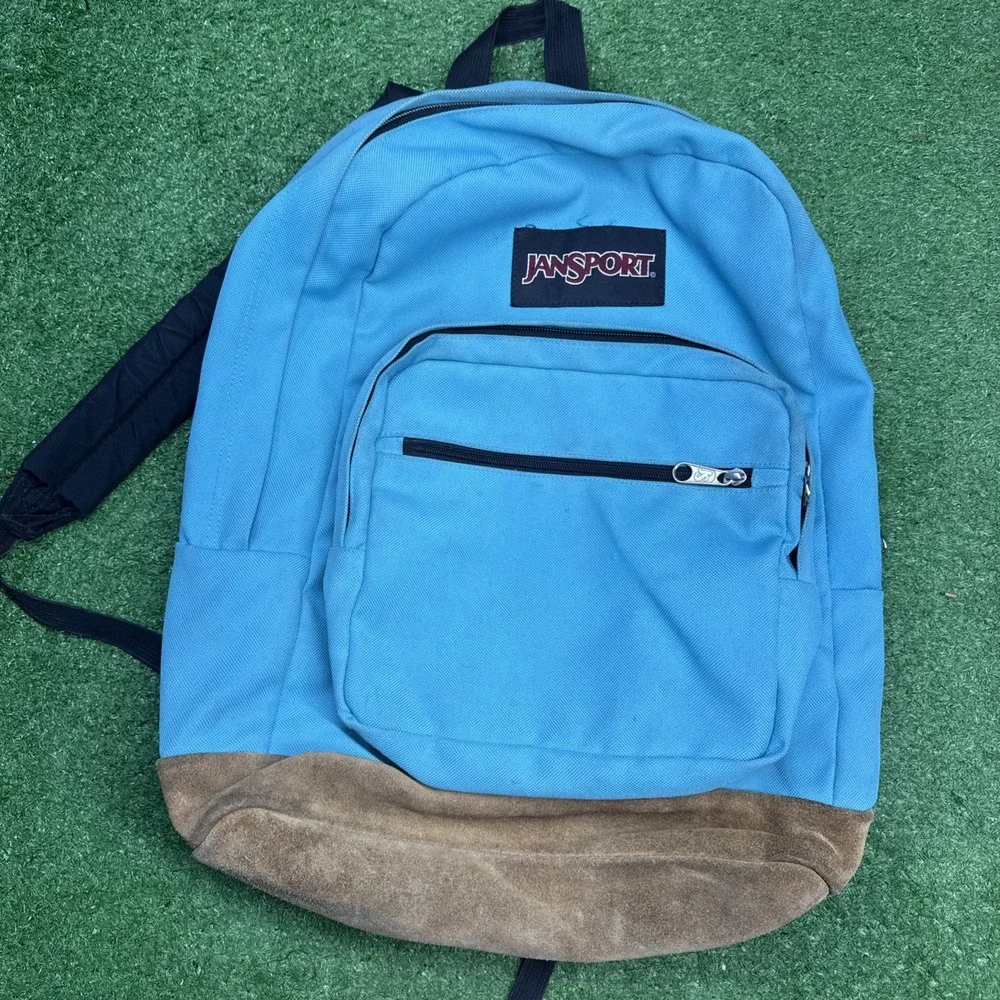jansport backpack with suede bottom Texas Tech The Right Pack backpack is a long VINTAGE JANSPORT SUEDE BOTTOM BACKPACK